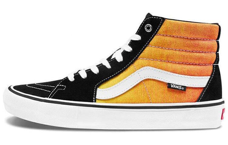VANS Sk8-Hi Pro Fade - Black Orange - VN0A45JDSWE 34.5