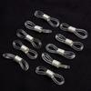 50 Eye Glasses Spectacle Chain Strap Holder Rubber Loop Ends 20mm