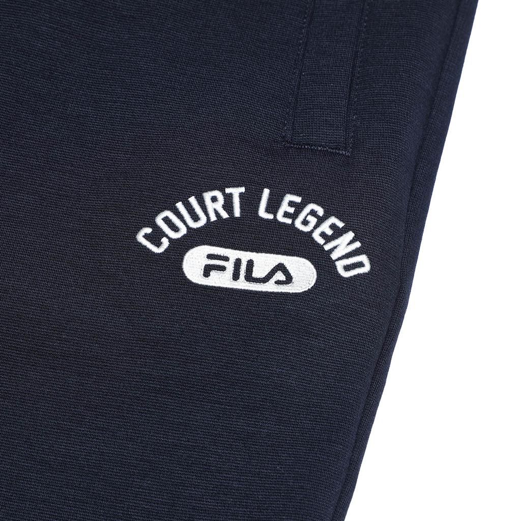 FILA 23 New Summer Solid Color Tennis Casual Knitted Long Pants Men bottoms Navy-Blue F11M339606FNV