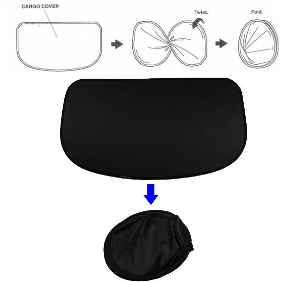 Cargo Cover for Honda HRV HR-V Accessories 2023 2024 2025 Rear Black Trunk Shade Luggage Security Cover