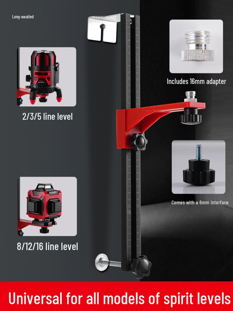 Nivellierbare Wandhalterung für Infrarotlinien und Decken Dekoration