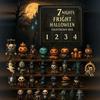 31 Nights of Fright Halloween Countdown Calendar with Figurines 7/15/31 Days Advent Calendar Mini Scary Doll Horror Figures for Halloween