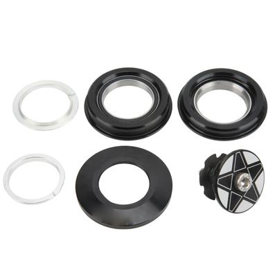 RISK Bike Headset Speed Drop Bearing Headset for 49.7mm Cone Head Tube with 1.5 Tapered Straight Tube Front Fork Bearing