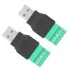 2 Buc. Mufă USB Tată la Conector Adaptor Terminal cu Șurub cu 5 Pini