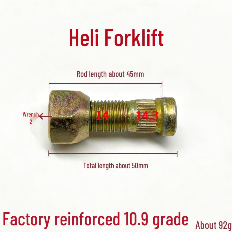 Rear Hub Wheel Rim Bolts for 3-3.5 Ton Forklift Tires