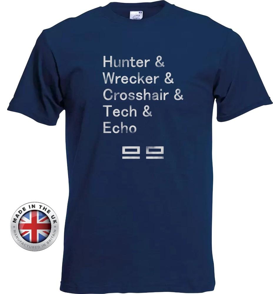 

Star Wars Clone Wars BAD BATCH Clone Force 99 Names unisex+ladies fitted t shirt S