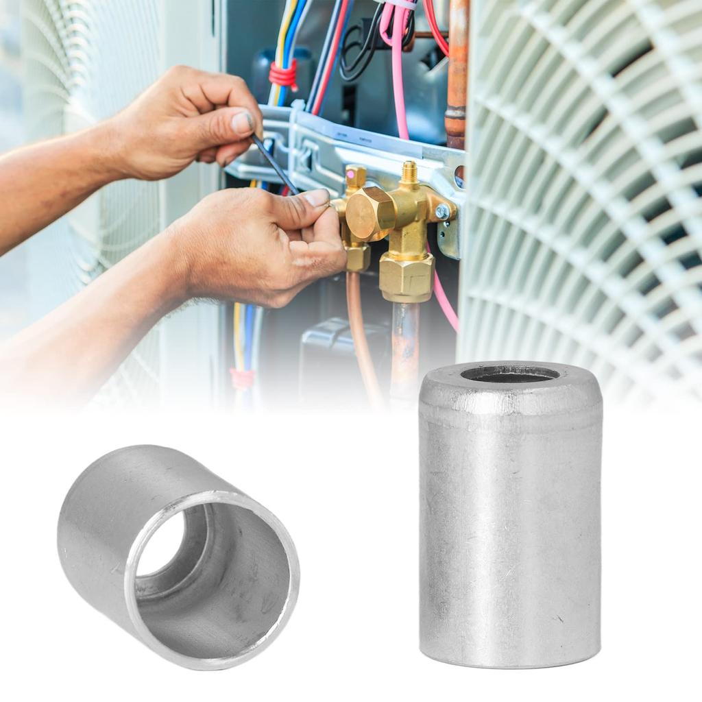 Yctze Car Air Conditioning Pipe Joint,20 Pcs Air Conditioning Hose Aluminum Cover Strong Strength