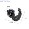 New Aluminum Alloy Motorcycle Luggage Helmet Holder Hook Mount Motorbike Scooter Helmet Holder Bag Hook Hanger With Screw