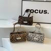 Leopard Pattern High Quality Women's Shoulder Bags Zipper Trendy Handbags Versatile  Casual