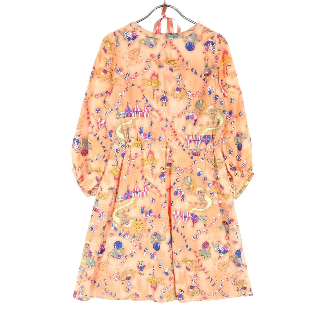Beauty Products MILK Made In Japan CircusPattern 7 Minutes Sleeve Knee-length Dress Women Used