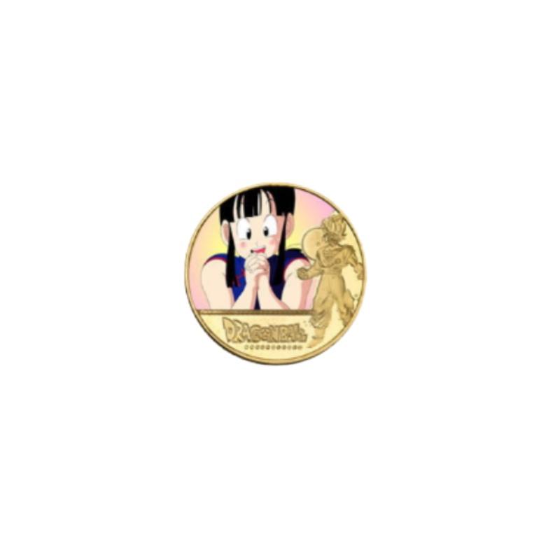 Anime  Z Gold Plated Gold Coin Son Goku Vegeta  Coins Kids Classic Anime Peripherals Collection Toy Souvenir