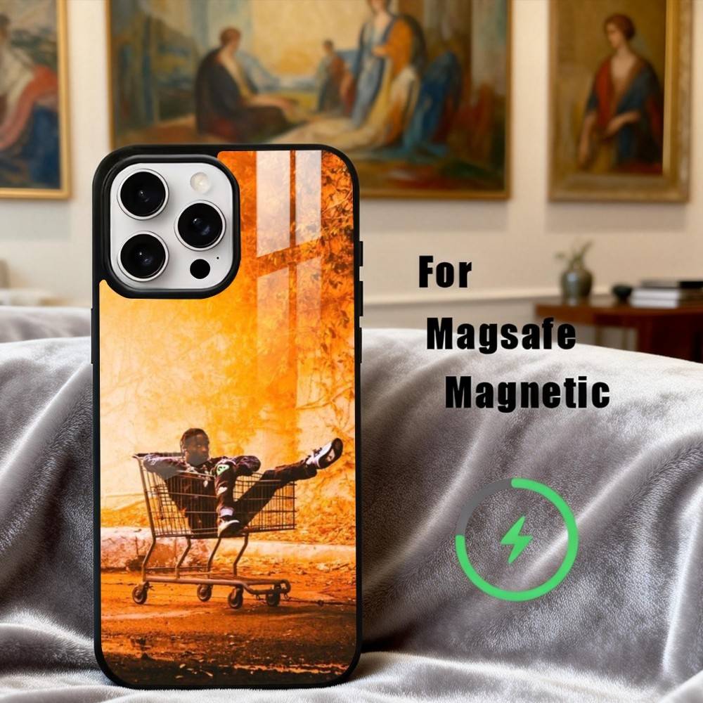 Confident T-Travis S-Scott-T Phone Case For iPhone17,16,15,14,13,12,11 Plus,Pro Max Magnetic For Magsafe Wireless Charging