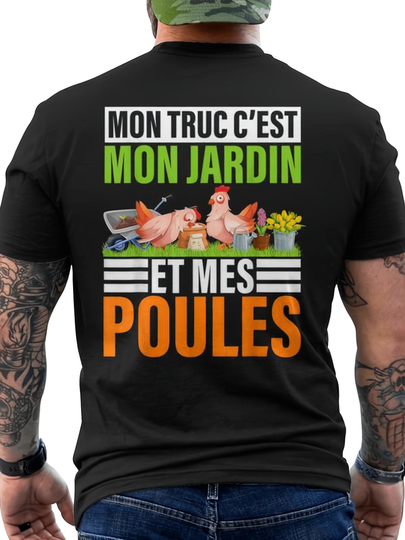 T-Shirt Y2K French Black M