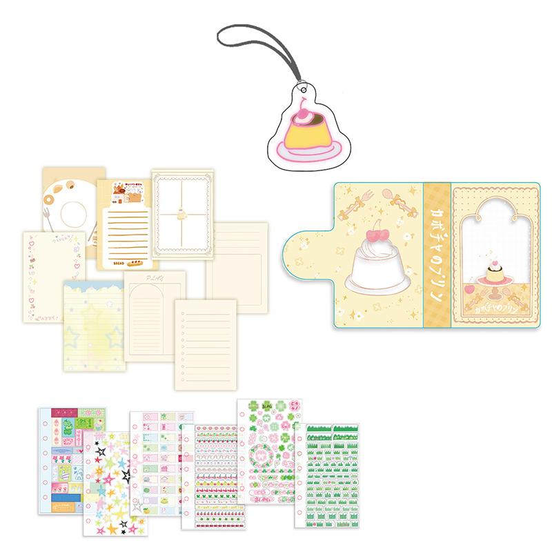 A7 Binder Four-Leaf Clover Girl Glitter Pvc Removable Loose-Leaf Notebook Sticker Storage Book Pocket Notebook Portable 809₽