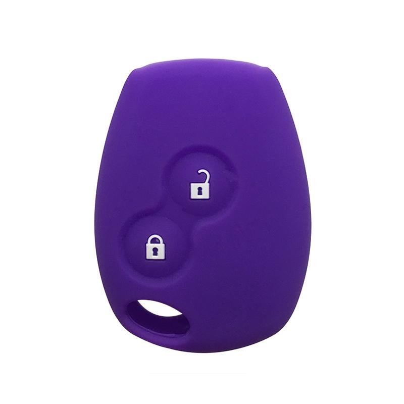 For Renault Twingo Silicone Key Cover for Renault Kangoo 2 Button for Renault DACIA Sandero Duster Megane Modus Key Cover Cap