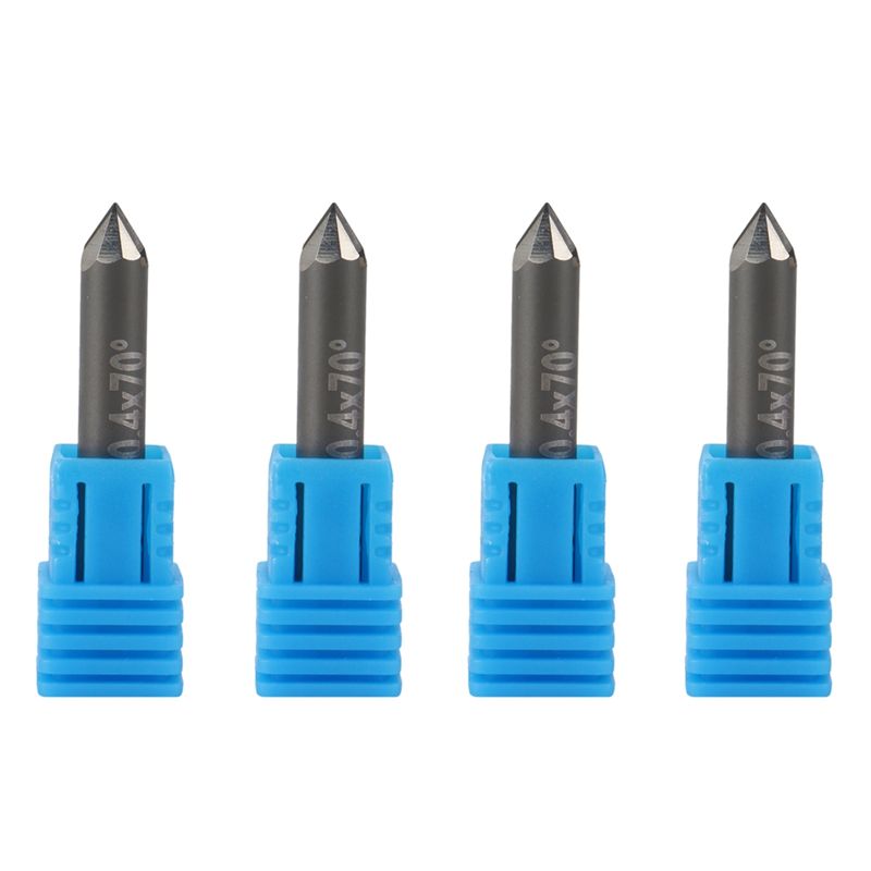

A84E-4X PCD Diamond Engraving Bits Engraver Carving Tools Stone Carbide Milling Cutter On Granite Marble D6xl40x70degreex0.4