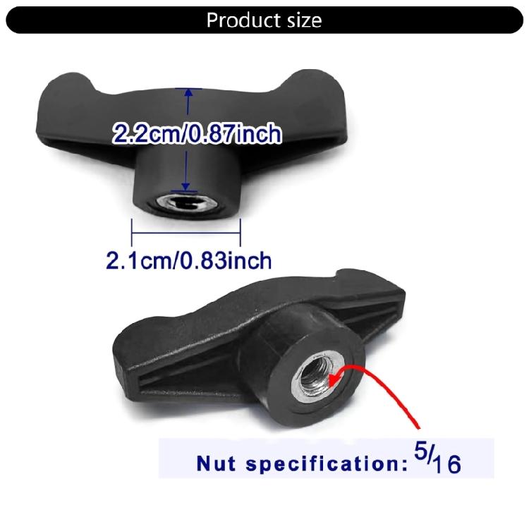 7Pieces Knob Wing Accessories for Garden Tool Multi Use Knob Wing Mower Knob Replacements for Lawn and Garden Machines