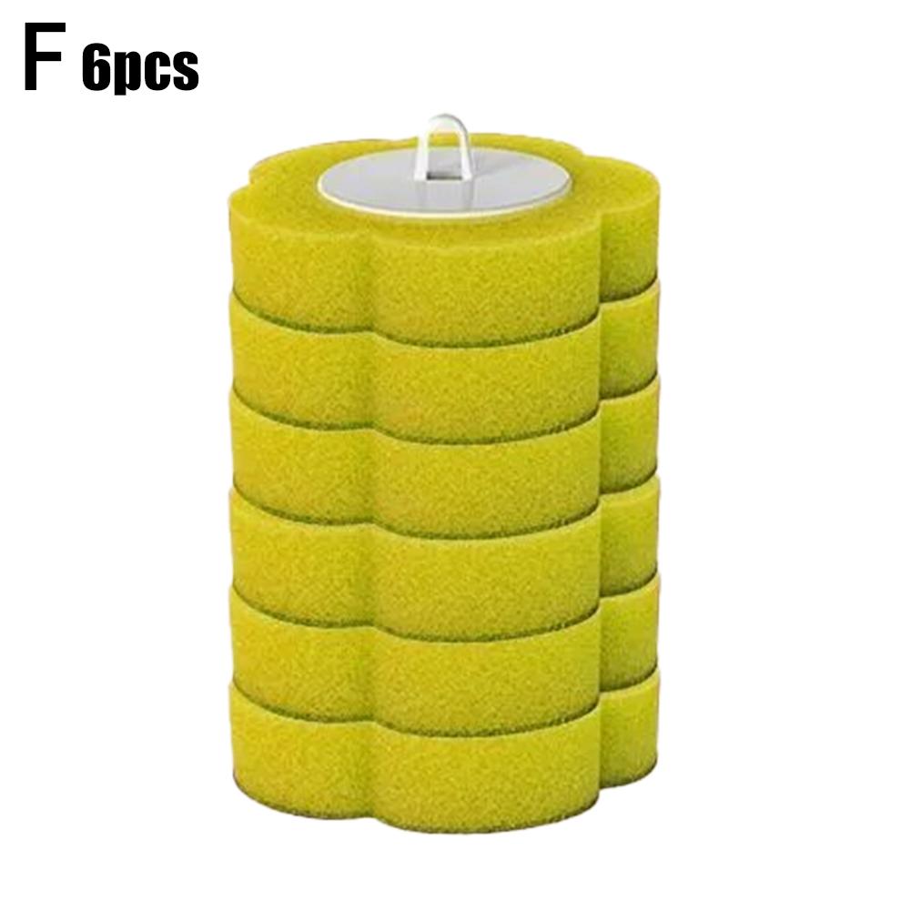 Disposable Toilet Bowl Refills Upgraded Toilet Bathroom Cleaning Sponges Pads Cleaner Heads Supplies With Brush