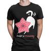 Fashion Adopt a demodog TShirts for Men Round Collar Pure Cotton T Shirt  Short Sleeve Tee Shirt Plus Size Clothes
