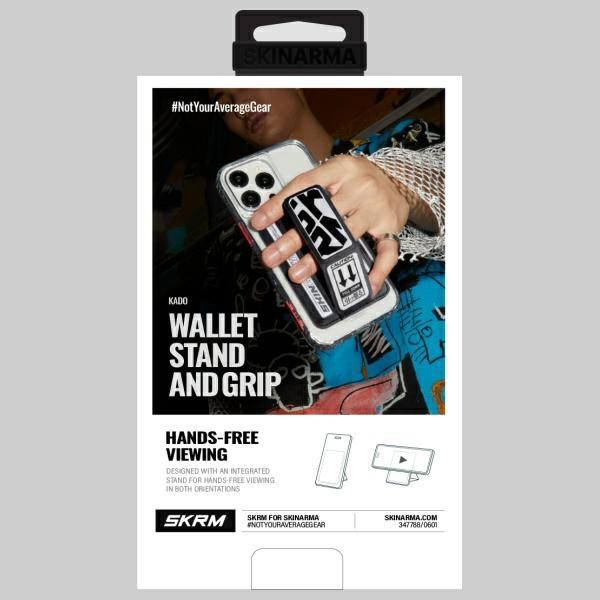 Portfel Skinarma Kado Kira Kobai Wallet  Mag-Charge Grip Stand Gunmetal