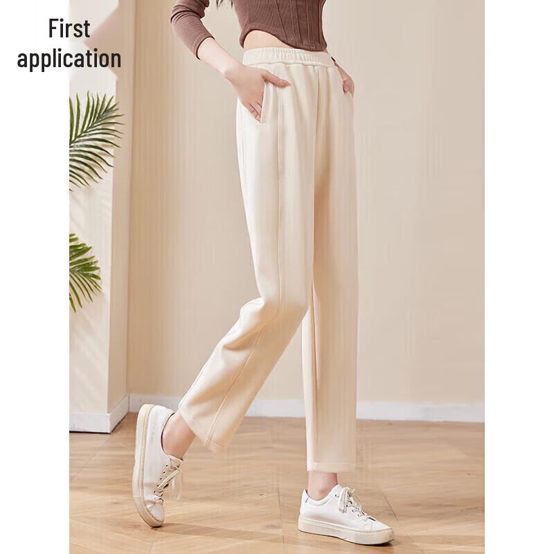 

Chushen Women s High-Waisted Cropped Harem Pants XL