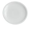Ru Han White Ceramic Divided Dumpling Plate