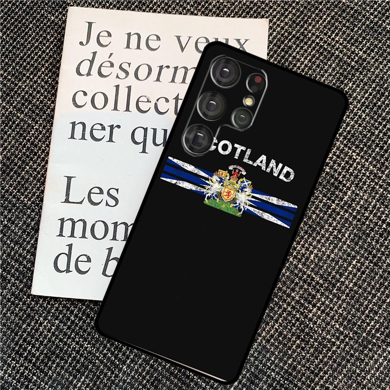 Scotland Scottish Flag Case For Samsung Galaxy S24 S23 S22 Ultra S8 S9 S10 Plus Note 10 20 Ultra S20 S21 FE Cover