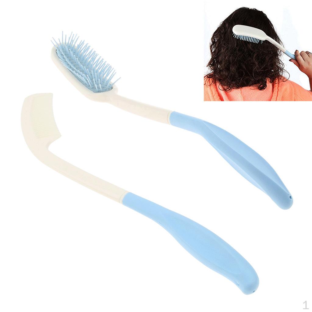 

Очень длинная ручка щетки для волос, расческа для волос для пожилых людей с артритом