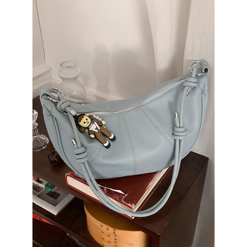 Niche Texture Underarm Bag Women's Bag 2025 Spring New Dumpling Bag Large Capacity Shoulder Messenger Bag