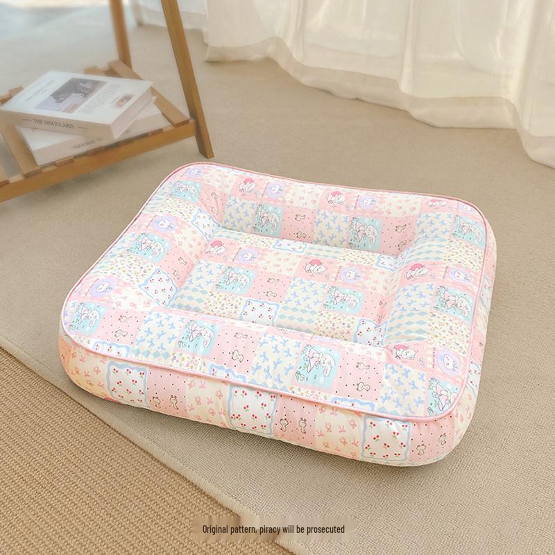 All-Season Washable Pet Sleeping Mat for Rabbits, Cats, and Dogs