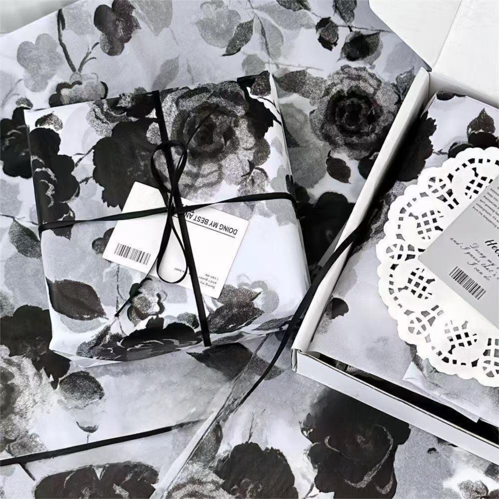 10PCS Bowknot Design Hand-Kneaded Paper Hand-rubbed Cotton Paper Gift Wrapping Paper  Festival Gift