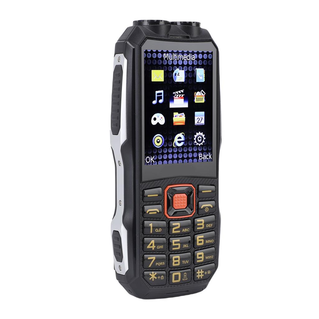 Unlocked Senior Cell Phone 2G GSM Big Buttons Mobile Phone with LED Flashlight 6800mAh Battery Loud Volume for Elderly