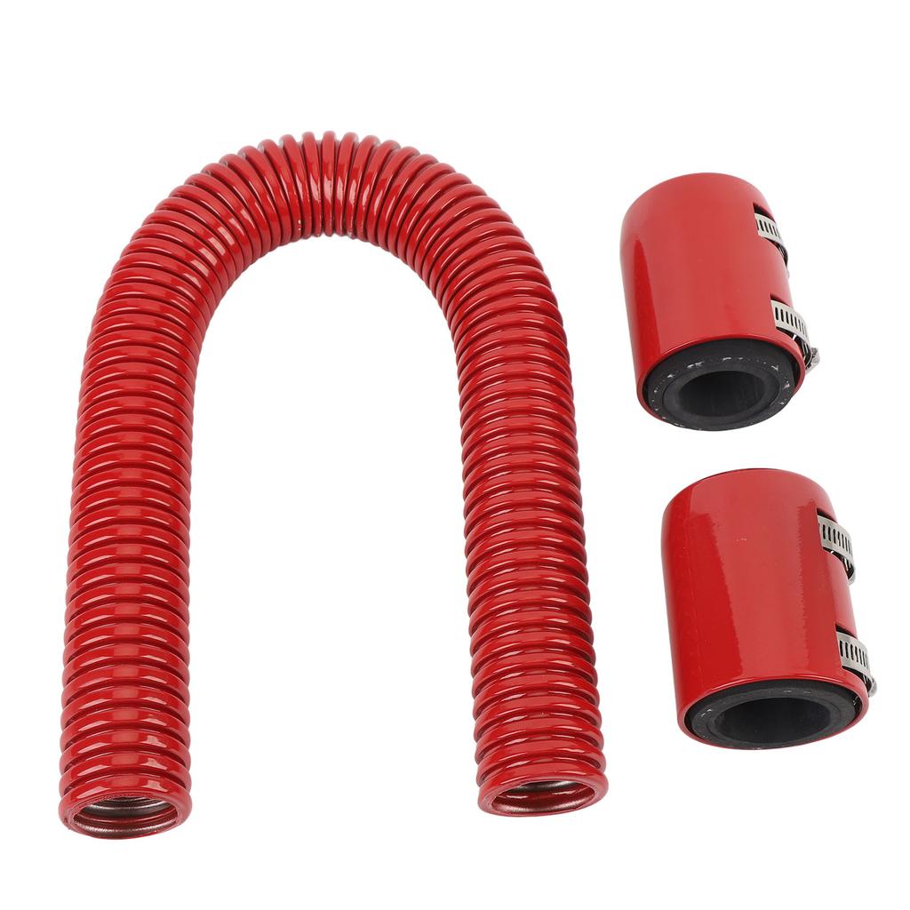 24in Stainless Steel Coolant Radiator Hose Kit Flexible Efficient Cooling Coolant Hose Kit for 1