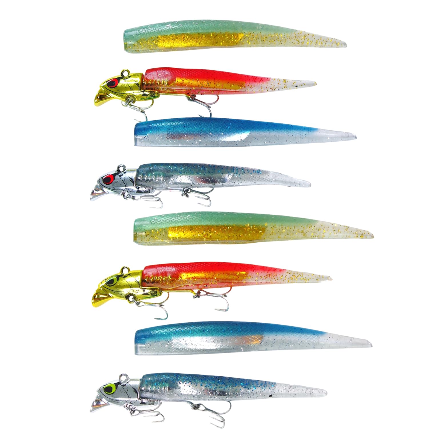 

momo Джиг-головки для микроджига набор приманок для морского окуня набор приманок MJ-12 MJ-19 (Набор из 2 штук MJ-12 + MJ-19)