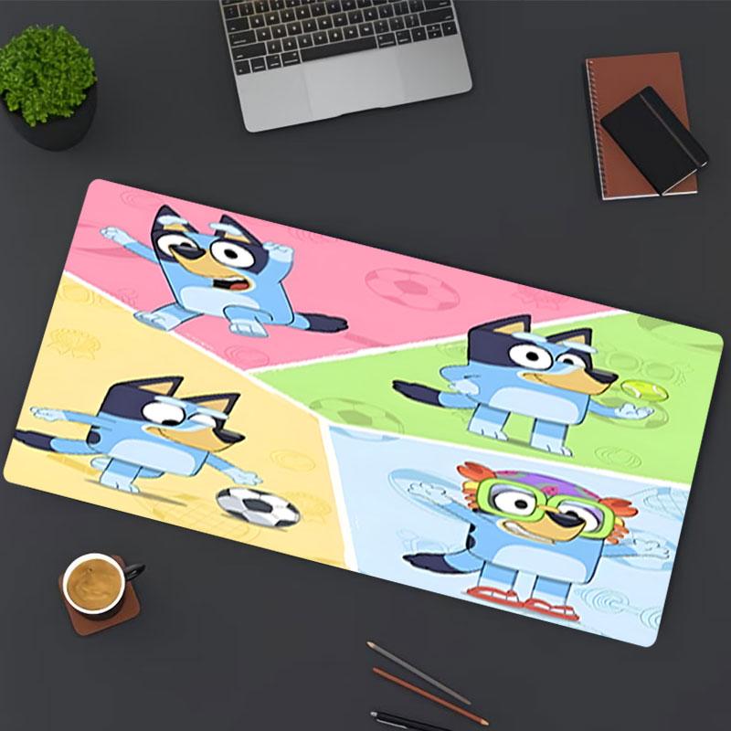 Bluey Print Mouse Pad, for Keyboard Pad Laptop PC Mat for Office Home Use, Desk Decor, Perfect Birthday Gift for Gamers