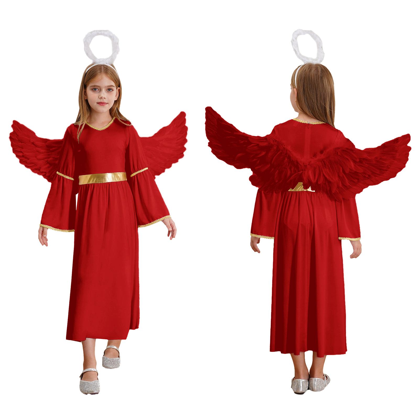 

Toga Outfit Girls Angel Dress Up Грецька принцеса Dress Kids Roleplay Party Halloween Outfit 5-6 Years