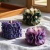 Square Flower Silicone Molds Heat Resistant Easy Demold Multipurpose Silicone Mould for Epoxy Resin Making Candle Soap