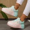 2024 New Women Trend Lace-up Outdoor Antiskid Platform Shoes Women Anti-slip Comfortable Sneakers Zapatos De Mujer