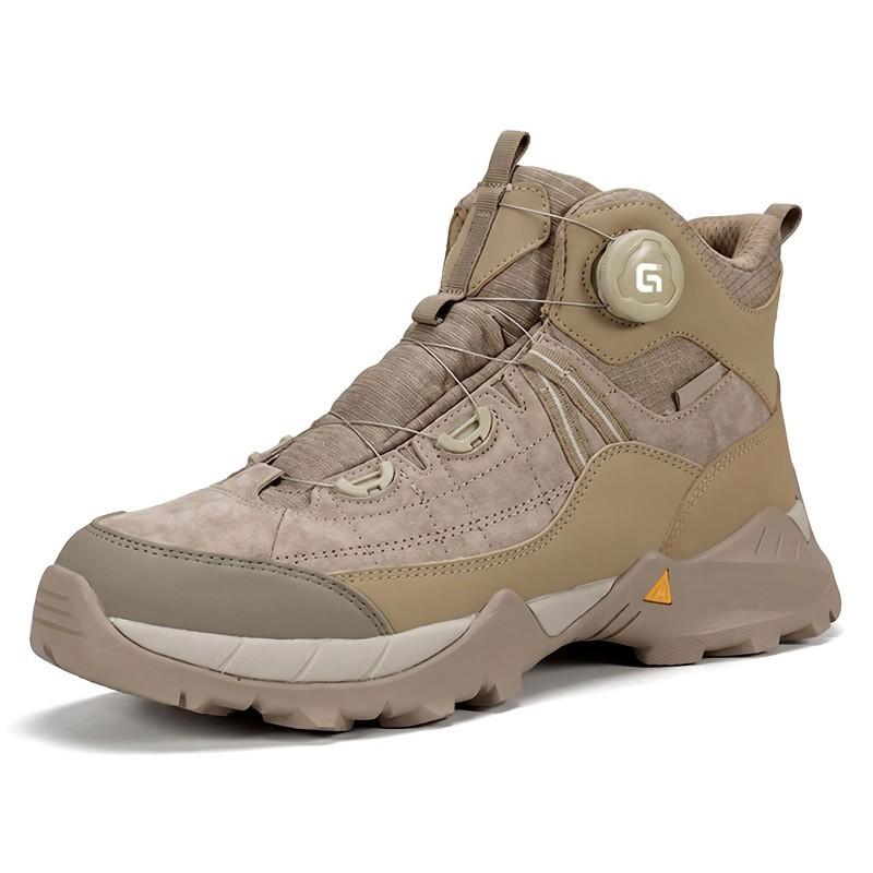 Mens High-Top Safety Work Boots Steel Toe Anti-Puncture Slip Resistant Durable Construction