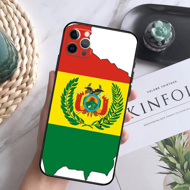 Bolivia Flag Case For iPhone 15 11 12 13 14 Pro Max XS XR X 7 8 Plus 12 13 Mini 16 Pro Max Soft Cover