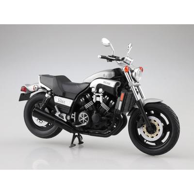 AOSHIMA Skynet Scale Completed Model Bike Yamaha Vmax New Silver Dust 1/12