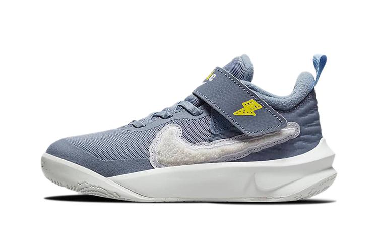 

Баскетбольные кроссовки Nike Team Hustle D 10 Dream Low top Сине-белые Детские Возраст 3-7 Лет DH4906-410 28