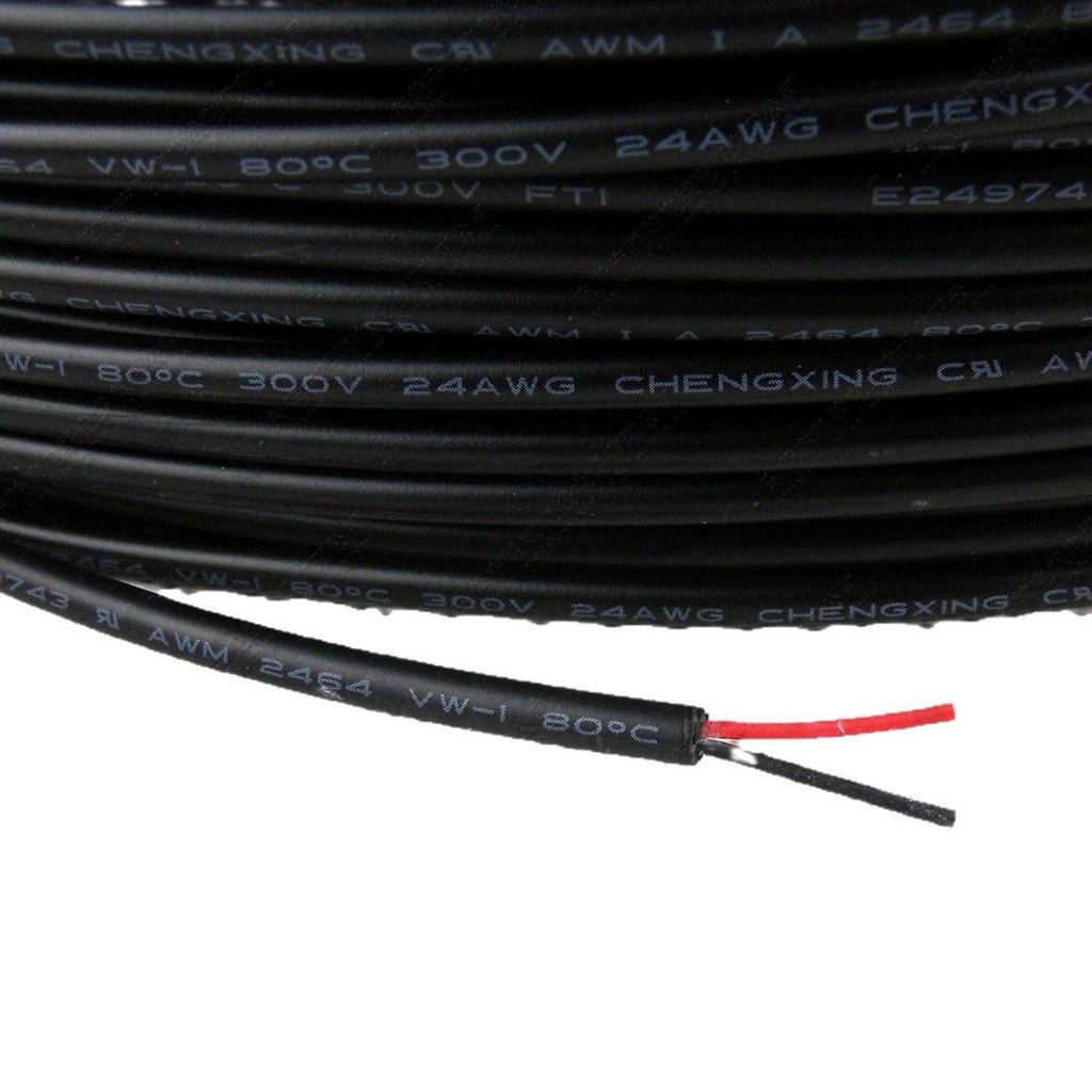 Castrol UL2464 Electronic Wire 18-24AWG, Two-Core Sheathed Power & Signal Cable