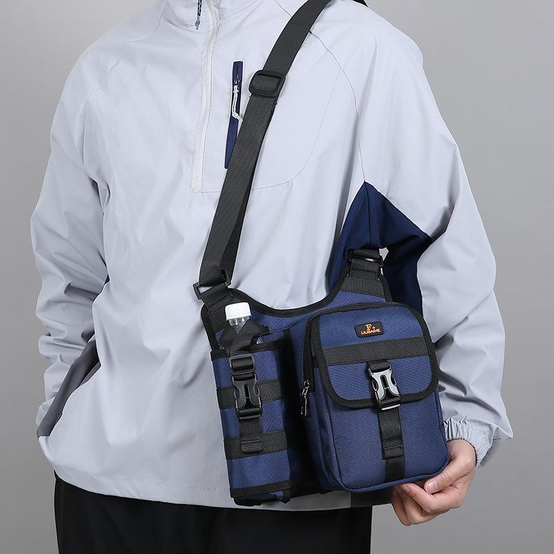 Multifunctional Outdoor Umbrella Water Cup Bag Travel Shoulder Bag Men's Crossbody Bag