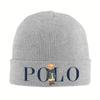 Kawaii Bears Knitted Hat for Women Men Beanies Winter Hat Acrylic  Warm Caps