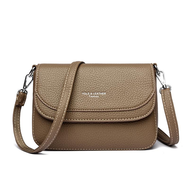 Women's bag new fashionable small square bag simple middle-aged mother travel messenger bag large capacity bag