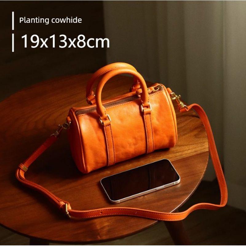 [Clearance Special Offer] First Layer Cowhide Women Bag Genuine Leather Bag Skeleton-Skin
