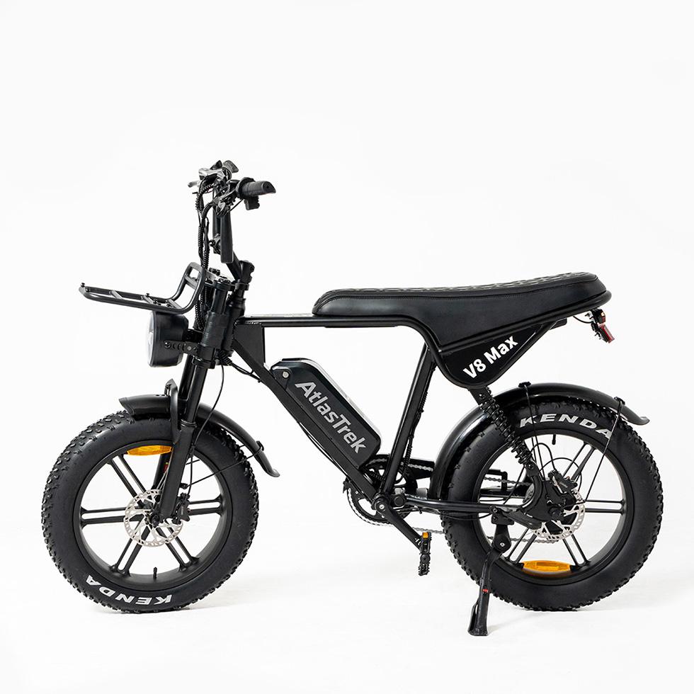 ATLASTREK V8 MAX Fully-Suspension Elektrofahrrad mit 48V 15AH Akku, Shimano 7-Gang