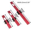 T-Track Pocket Ruler Aluminum Precision Ruler New Woodworking Tools Ruler  Measuring Tool