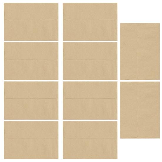 10 Pcs Retro Pattern Envelope Set Vintage Style Comfortable Touch Non-fading DIY Scrapbook Invitations Gifts